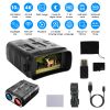 Night Vision Goggles 4K Full-Color Binoculars 10X Zoom with 2624ft Viewing Range 3\'\' Screen 64G MMC Card WIFI APP Control Save Photo and Video for C