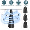 4Pcs Fly Repellent Fan Table Top Battery Powered Bug Deterrent Fan Hanging Food Fans for Party BBQ Picnic Camping