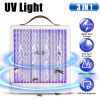 LED Bug Zapper Indoor Outdoor Mosquito Lamp Insect Killer with Handle for Kitchen Bedroom Office Cover 2152 Square Feet