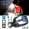 100000LM LED Headlamp 7 Lighting Modes Rechargeable Headlights IP44 Waterproof Rotatable Headlights For Hiking Rescuing Camping