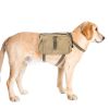 Pet Dog Backpack Hound Hiking Camping Saddle Bag Cotton Canvas For Medium Large Dog