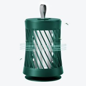 Rechargeable Mosquito Killer Lamp Bug Zapper with Night Light Strap Mosquito Catcher with Max 10594 Cubic Feet Range UV Light for Indoor Outdoor (Option: Green)